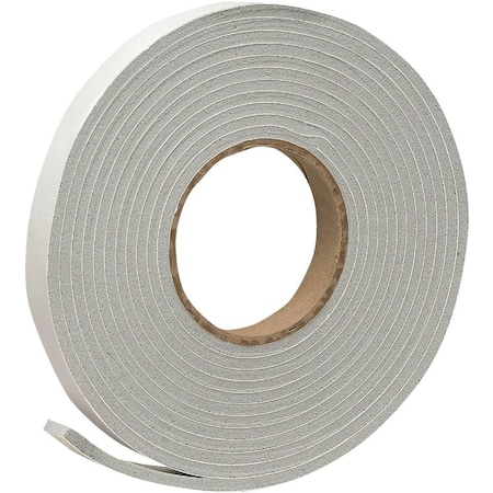 All-Source 3/4in. W x 3/16in. T x 17' L Gray Foam Weatherstrip Tape V449HDI
